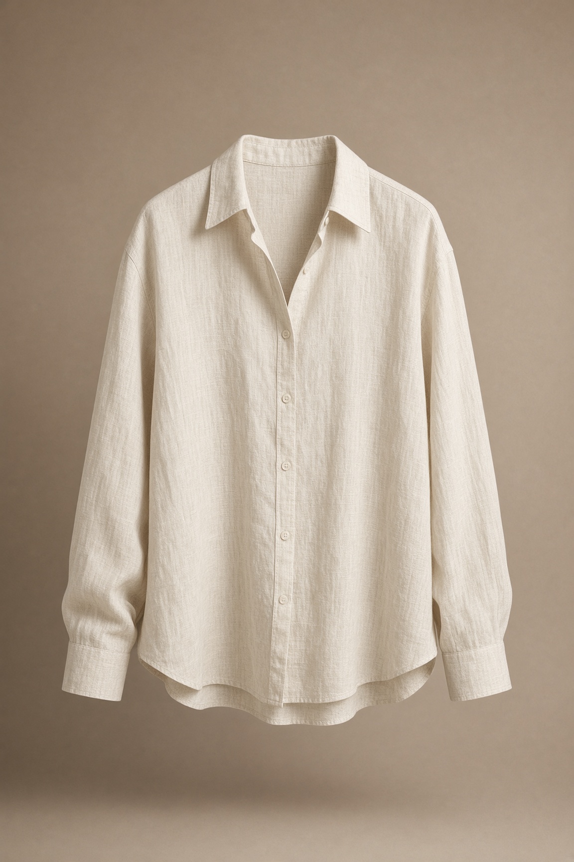 Camisa de lino oversize