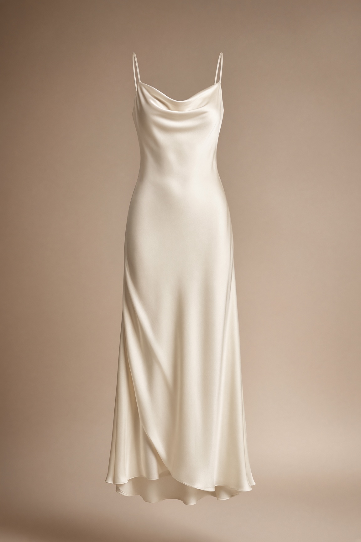 Slip de seda ivory